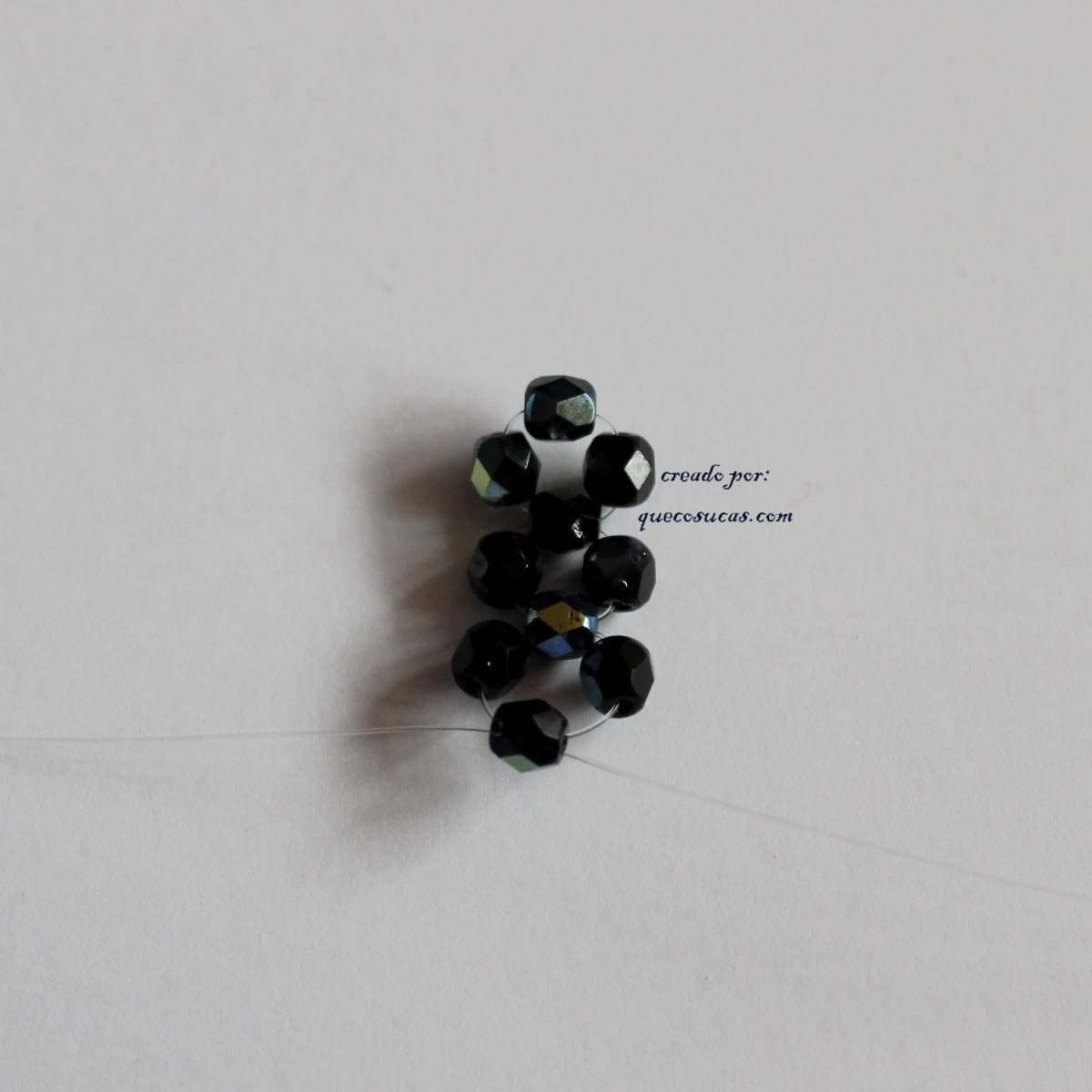tutorial anillo abalorios