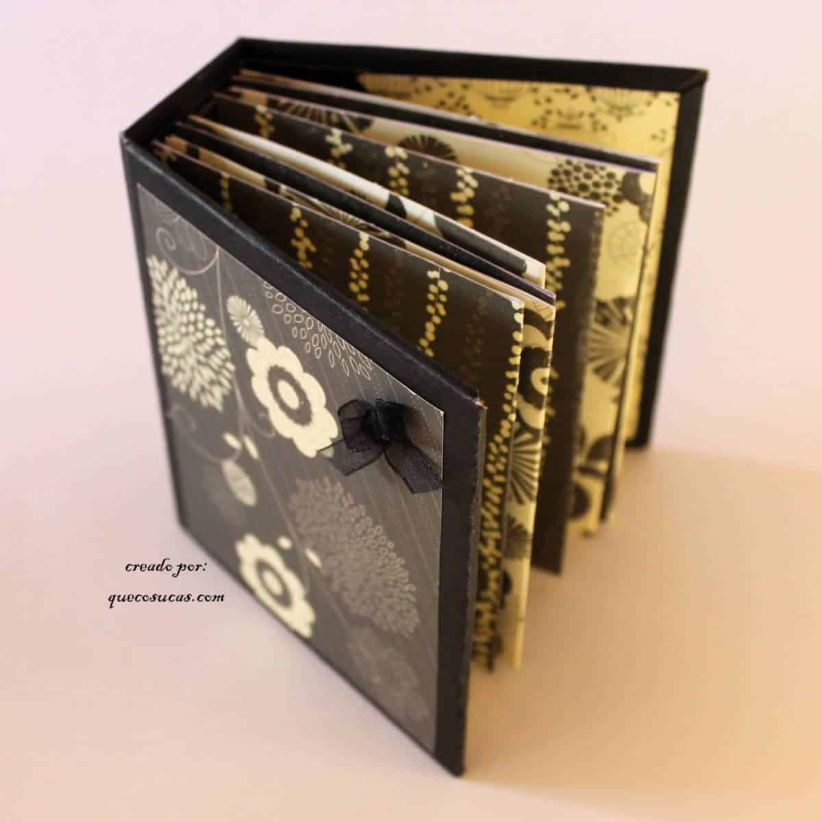 mini album scrap mini album facil scrapbooking elegante