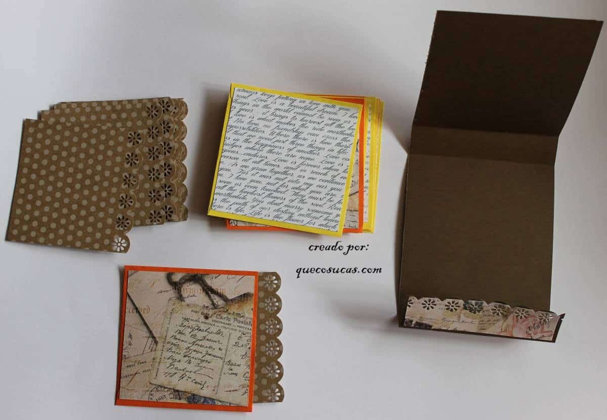 como hacer mini album sobres regalo original