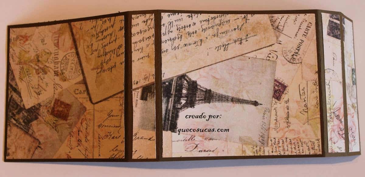 tutorial mini album scrap sencillo