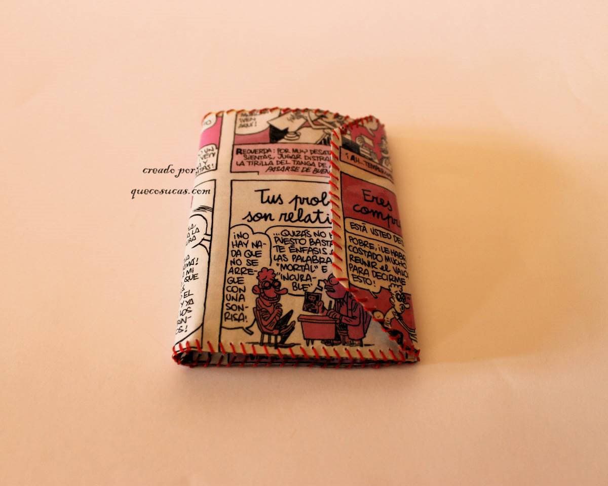 como hacer cartera monedero sin maquina de coser