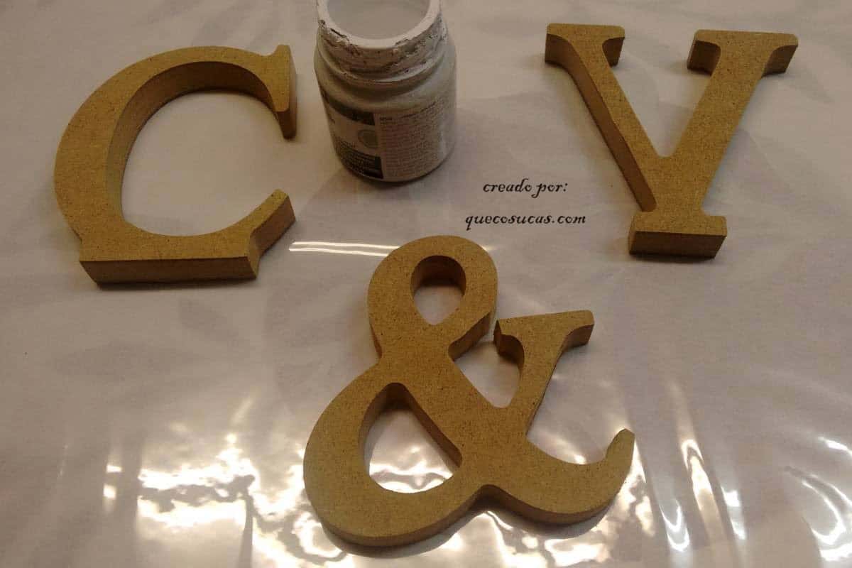 imprimacion a letras de madera como hacer letras decorativas originales