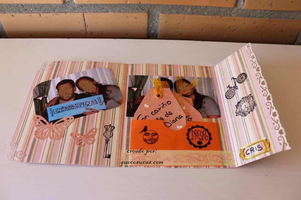 tarjeta felicitacion fotos ideas