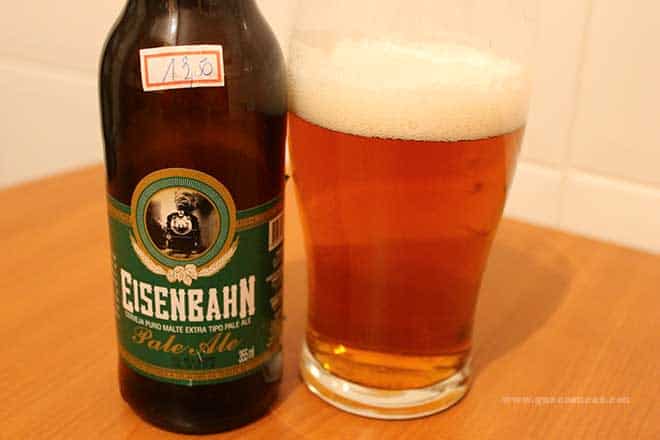 Cerveza Brasileña Eisenbahn Pale Ale 1 cerveza eisenbahn
