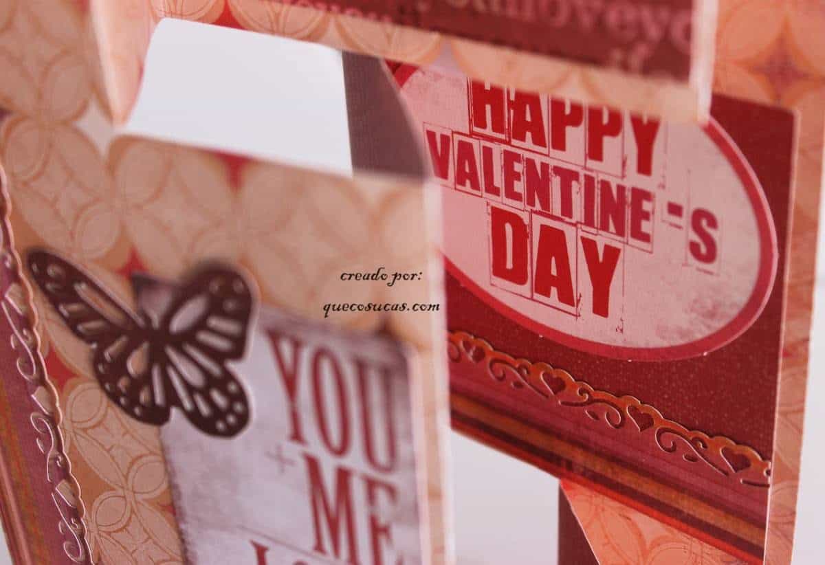 tarjeta dia de los enamorados hecha a mano