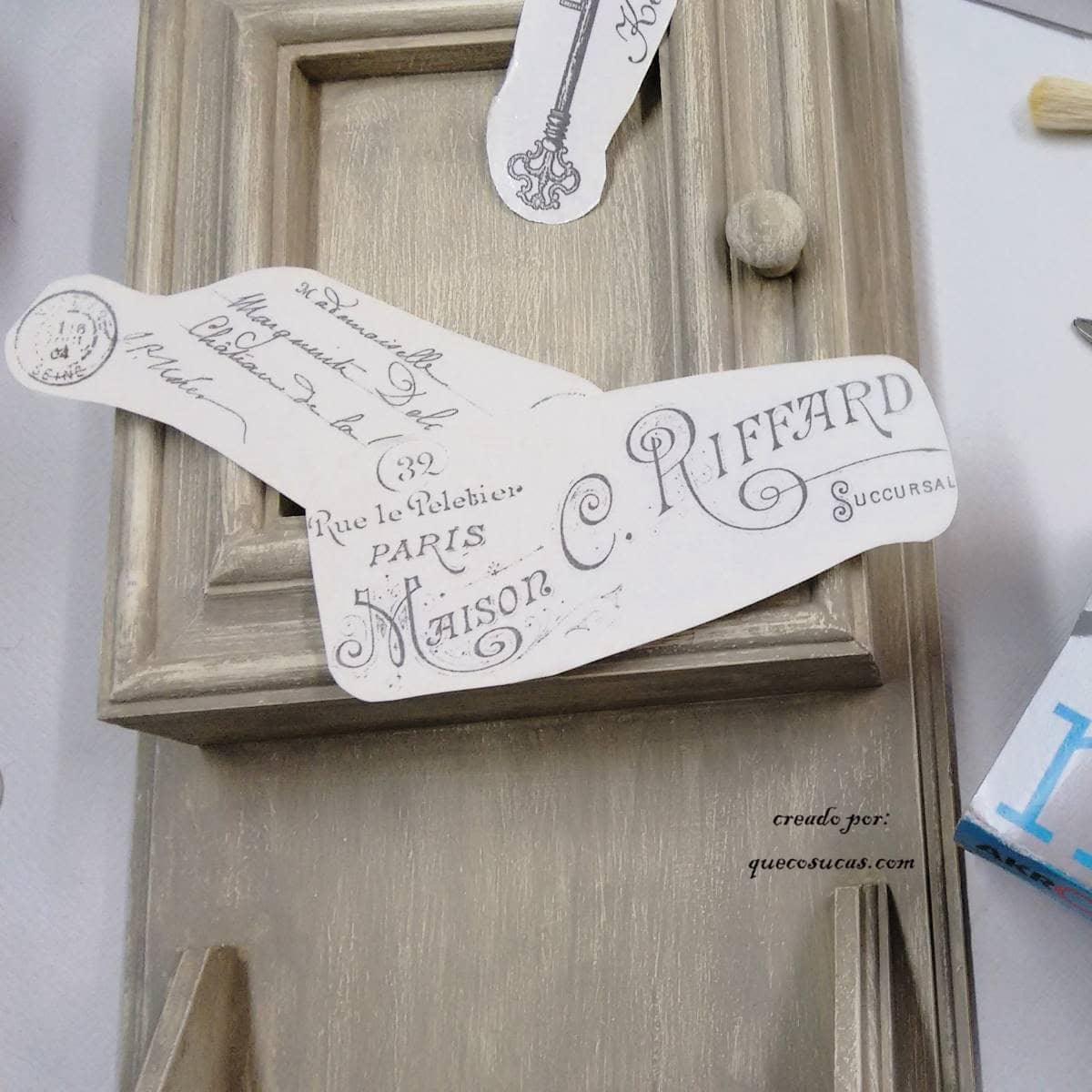 Mueble decorado con transferencias dayka 7 trasferencias madera dayka tutorial