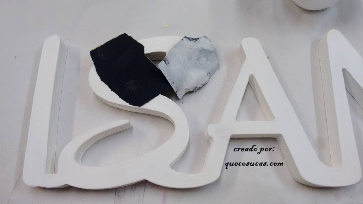 Letras decoradas madera 1 tutorial letras de madera lijado grano fino