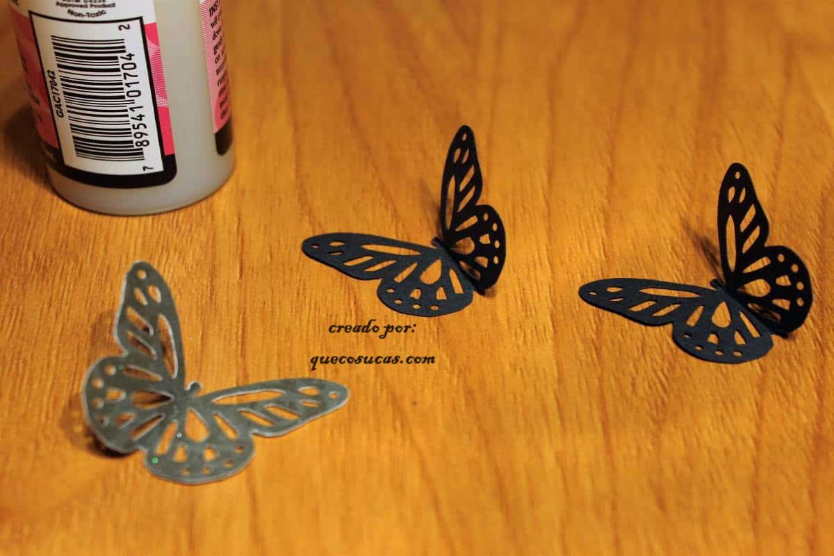 Cómo hacer mariposas de papel en tres dimensiones 2 mariposa papel martha stewart