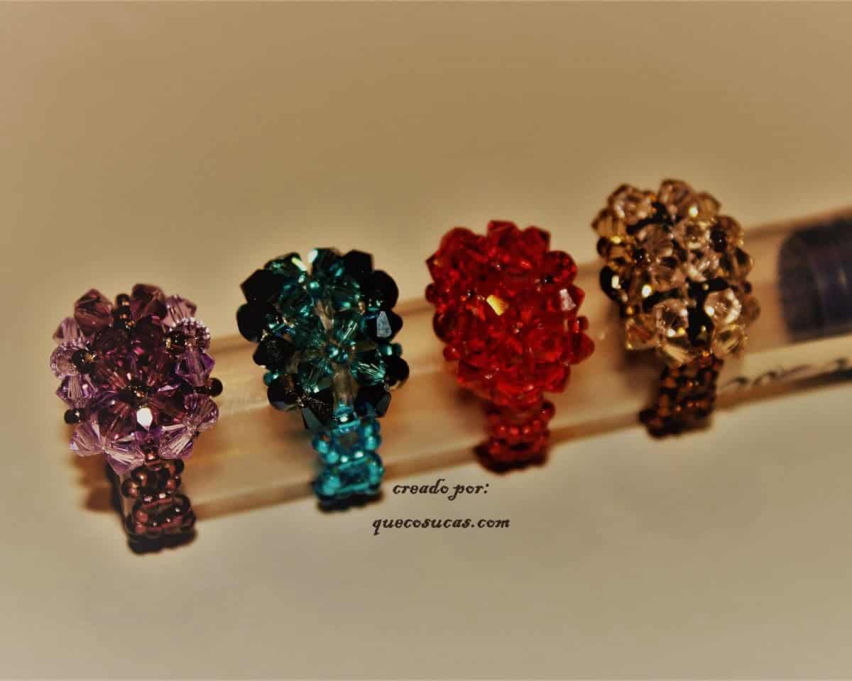 anillos abalorios ideas