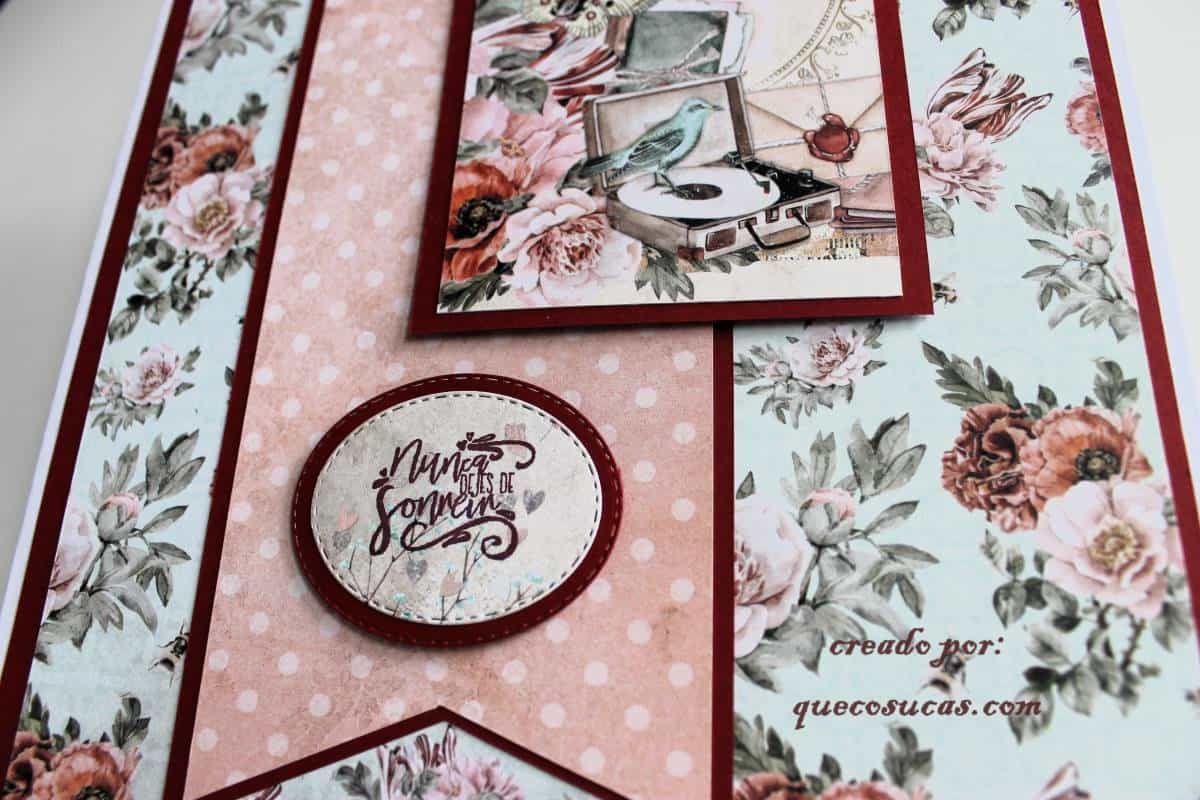 Cómo hacer tarjeta grande fácil scrapbooking 2 ideas tarjeta jubilacion tamano grande mujer mayor 60 anos aniversario facil diy card boda invitacion