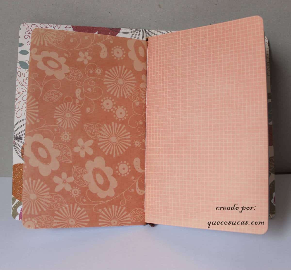 interior cuaderno de viaje midori scrapbook 1
