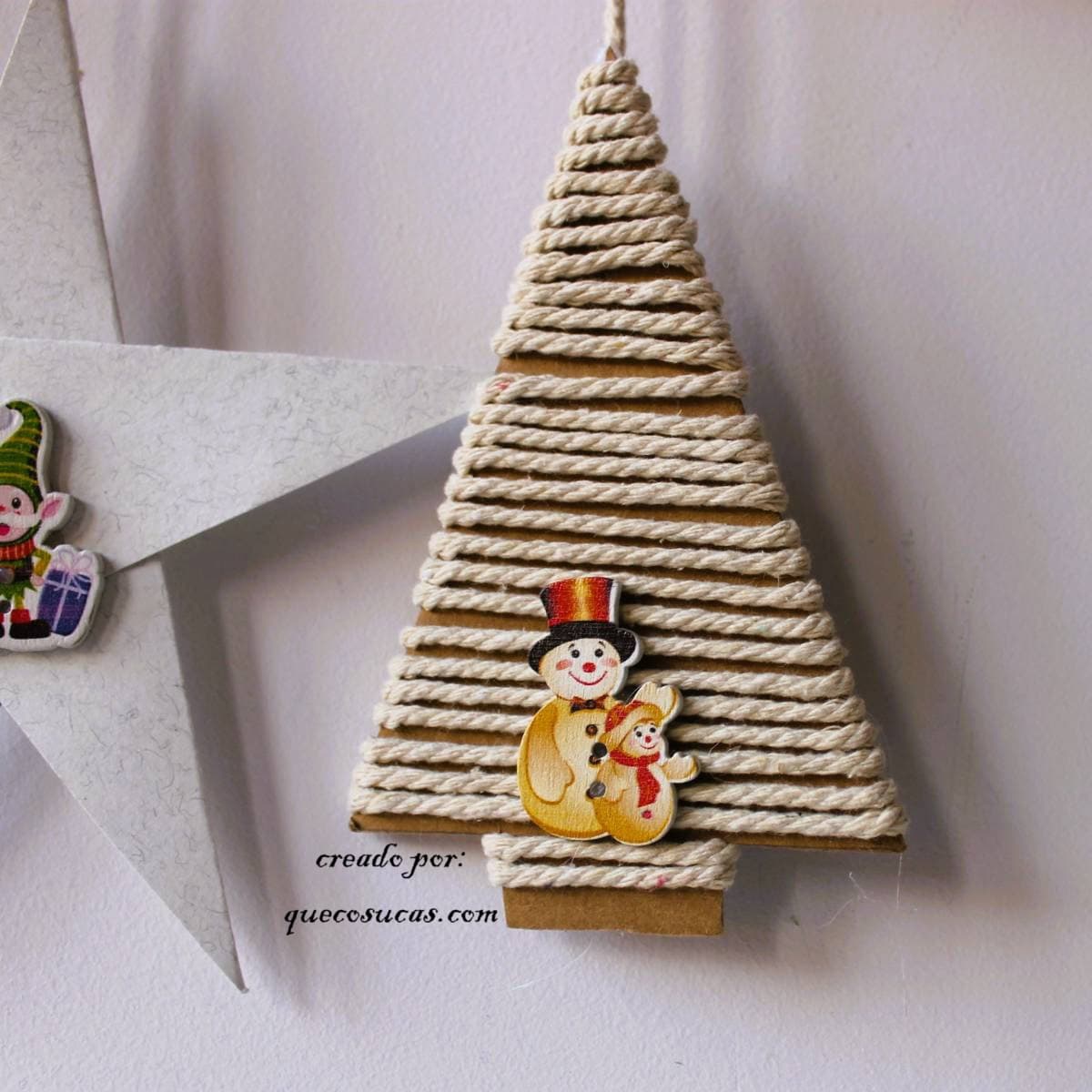 arbol macrame navidad